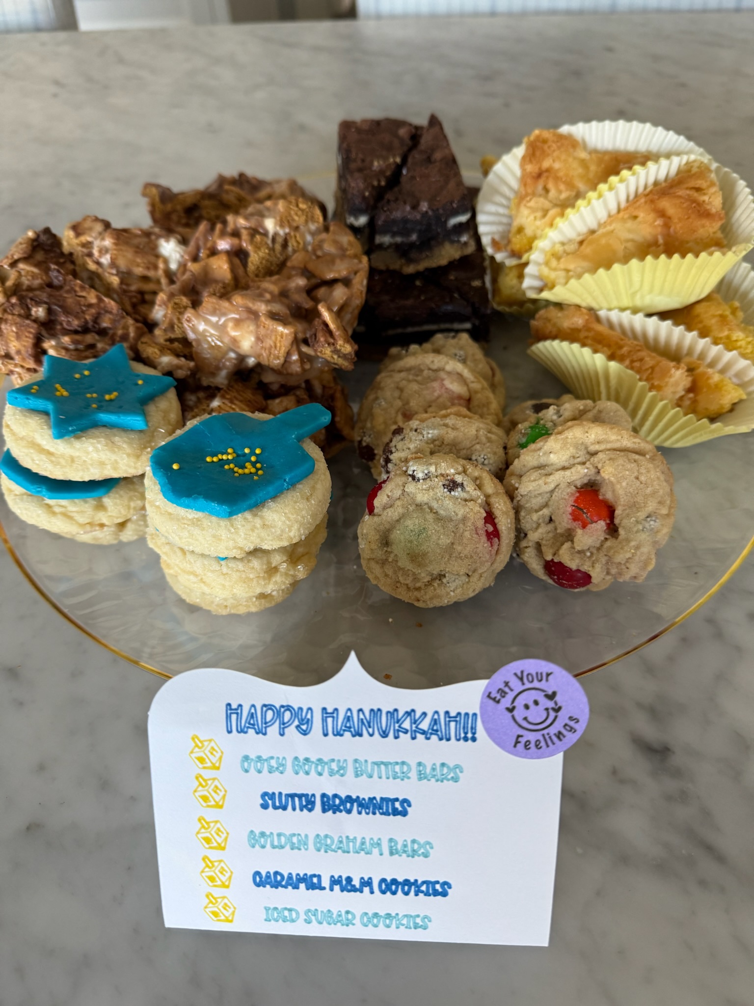 Hanukkah tray